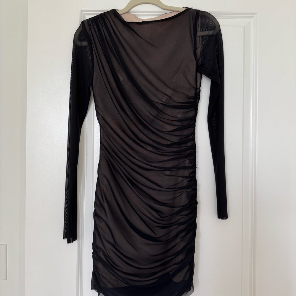 Zara Long Sleeve Mini Dress - XS - Picture 4 of 6